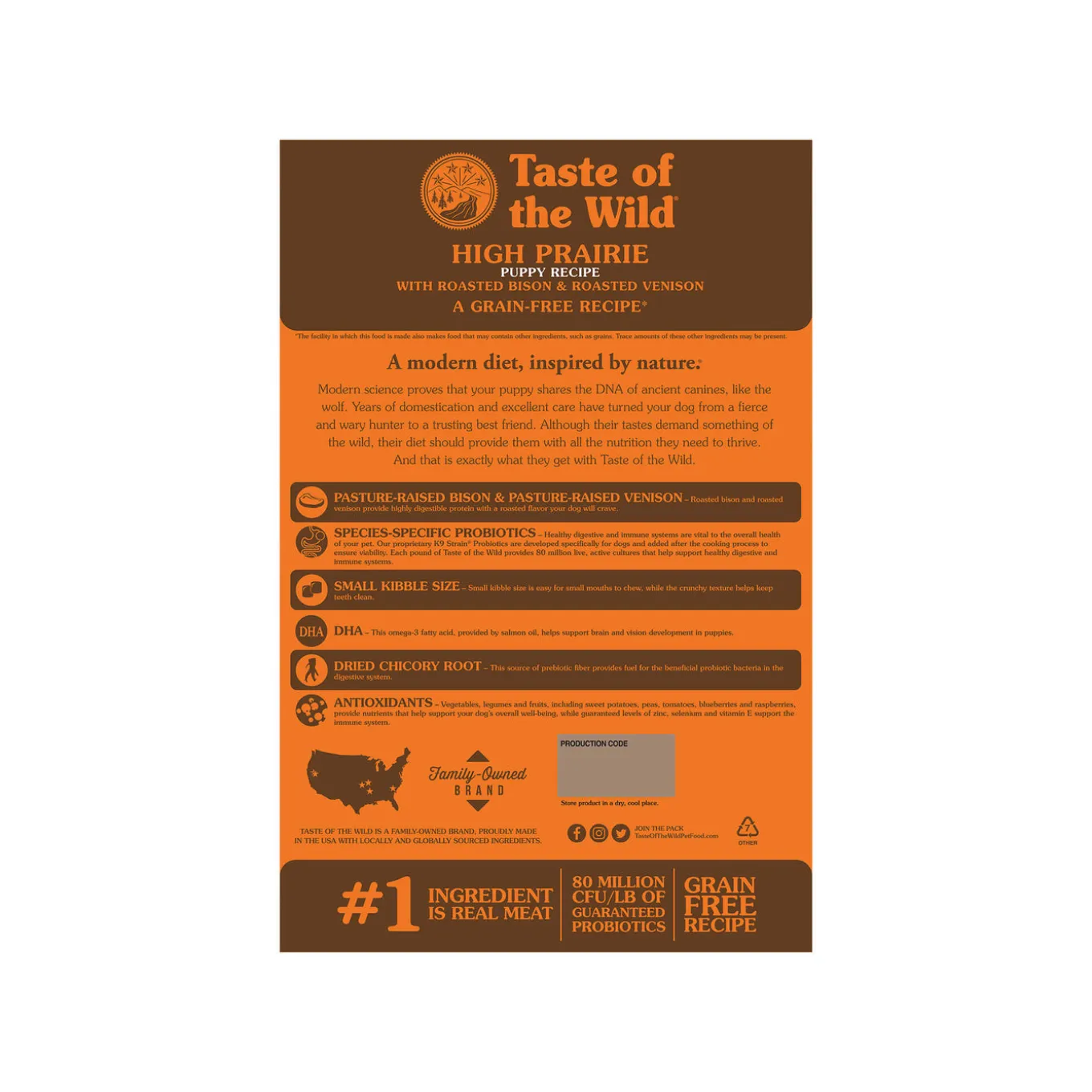 Taste of the Wild Grain-Free Dry Dog Food Puppy Formula