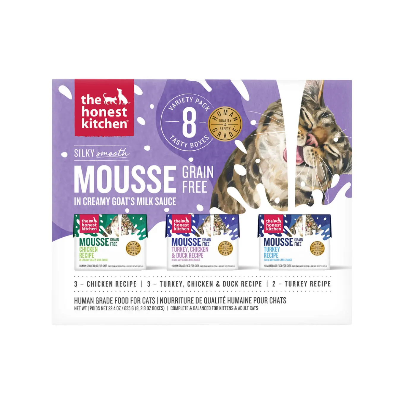The Honest Kitchen Mousse with Goat's Milk Wet Cat Food