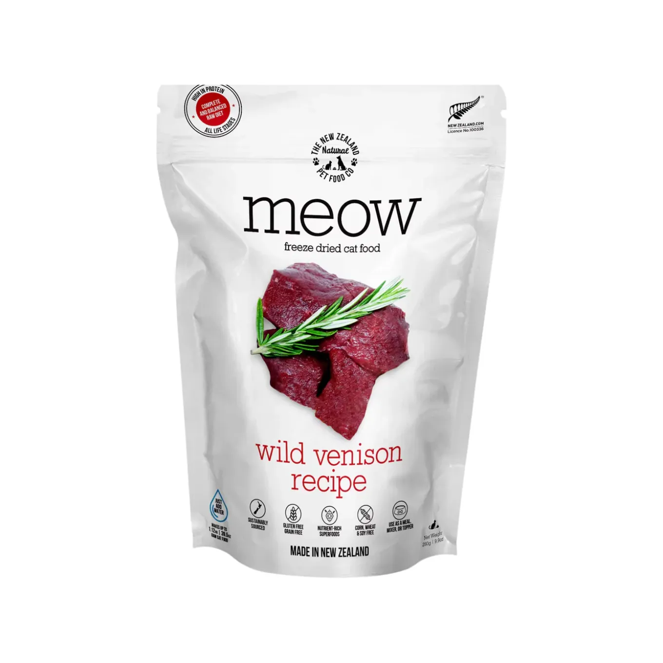The New Zealand Natural Pet Food Co. MEOW Freeze Dried Cat Food