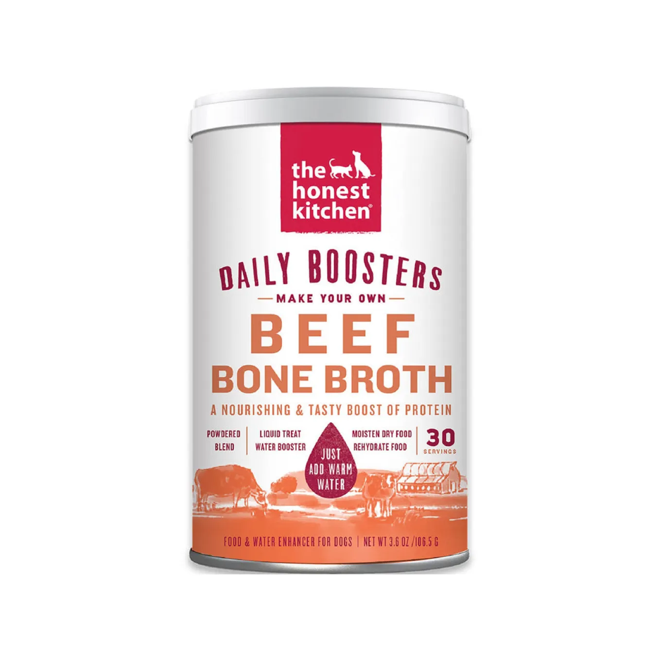 The Honest Kitchen Daily Boosters Bone Broth for Dogs & Cats