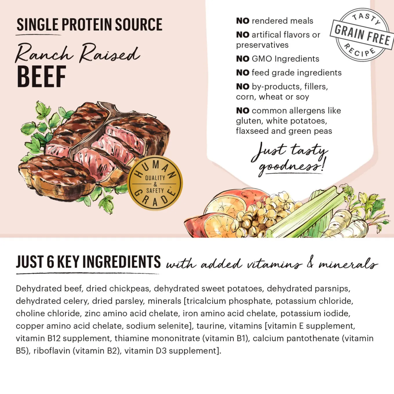 The Honest Kitchen Limited Ingredient Wholemade Grain Free Dehydrated Dog Food