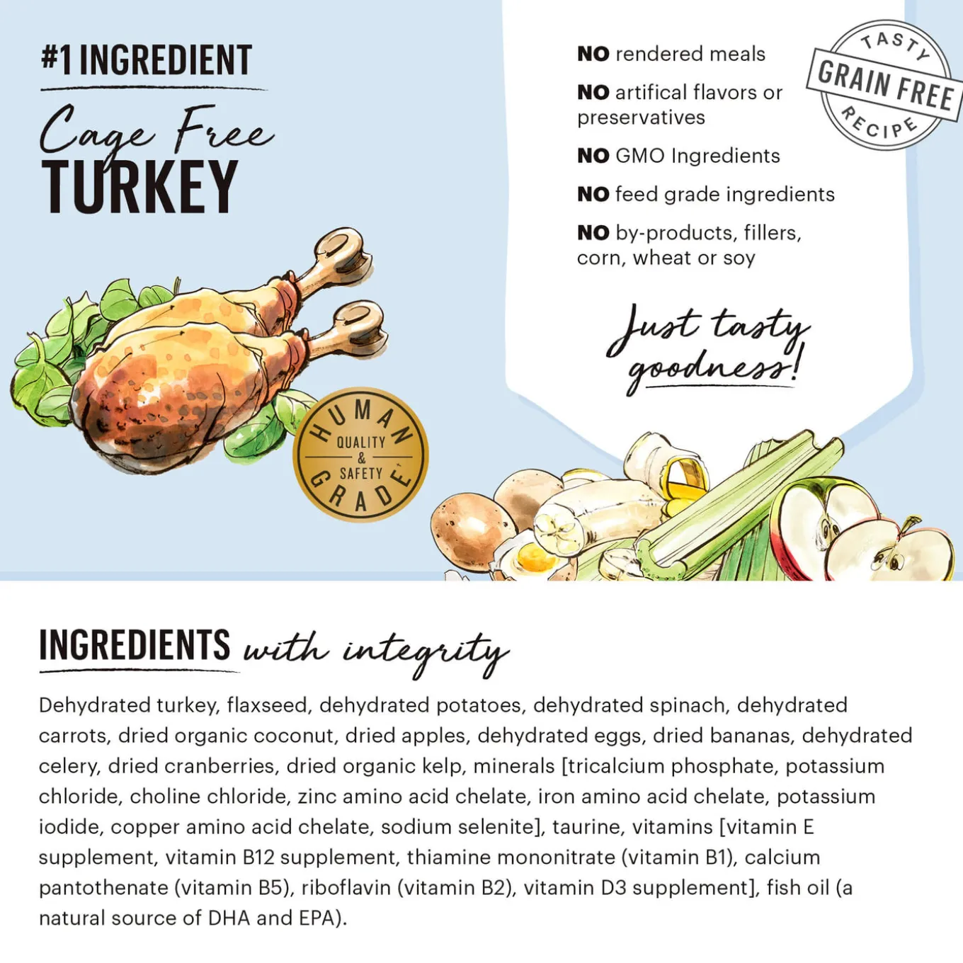 The Honest Kitchen Limited Ingredient Wholemade Grain Free Dehydrated Dog Food
