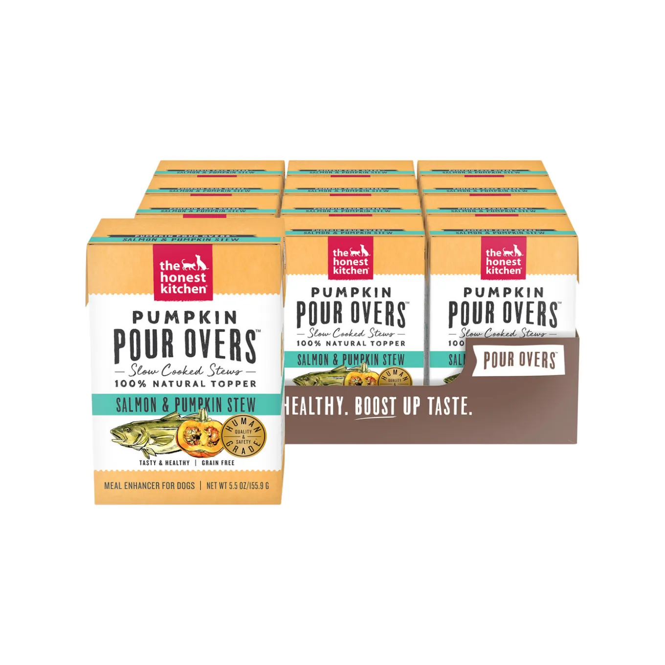 The Honest Kitchen Pumpkin Pour Overs Slow Cooked Meal Enhancer for Dogs