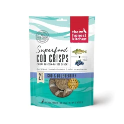 The Honest Kitchen Superfood Crisps Cod Fish Treats for Dogs