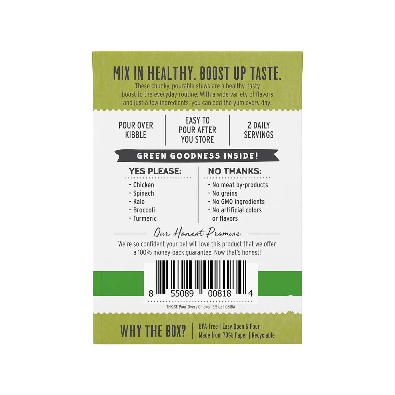 The Honest Kitchen Superfood Bone Broth Pour Overs and Meal Enhancer for Dogs