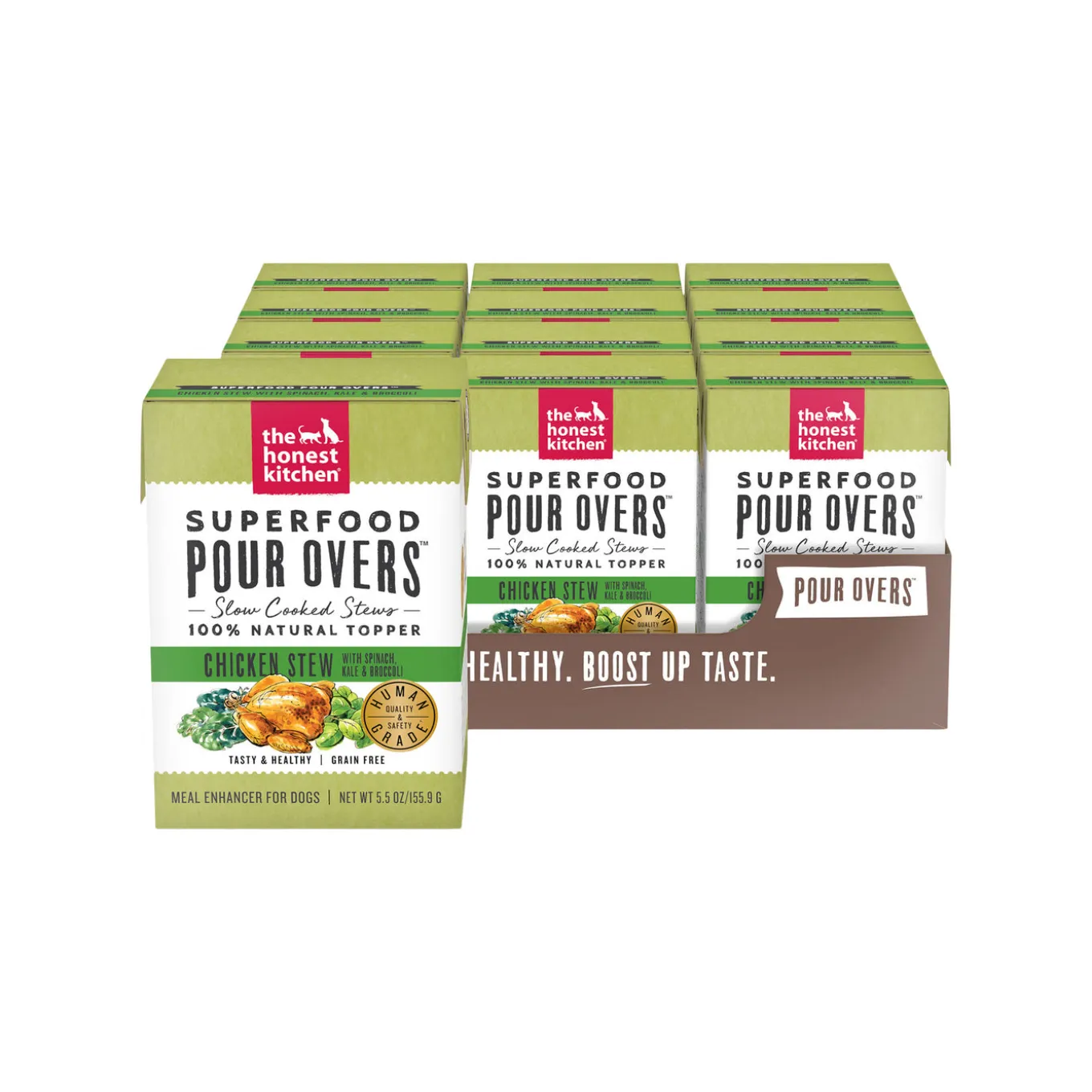 The Honest Kitchen Superfood Bone Broth Pour Overs and Meal Enhancer for Dogs