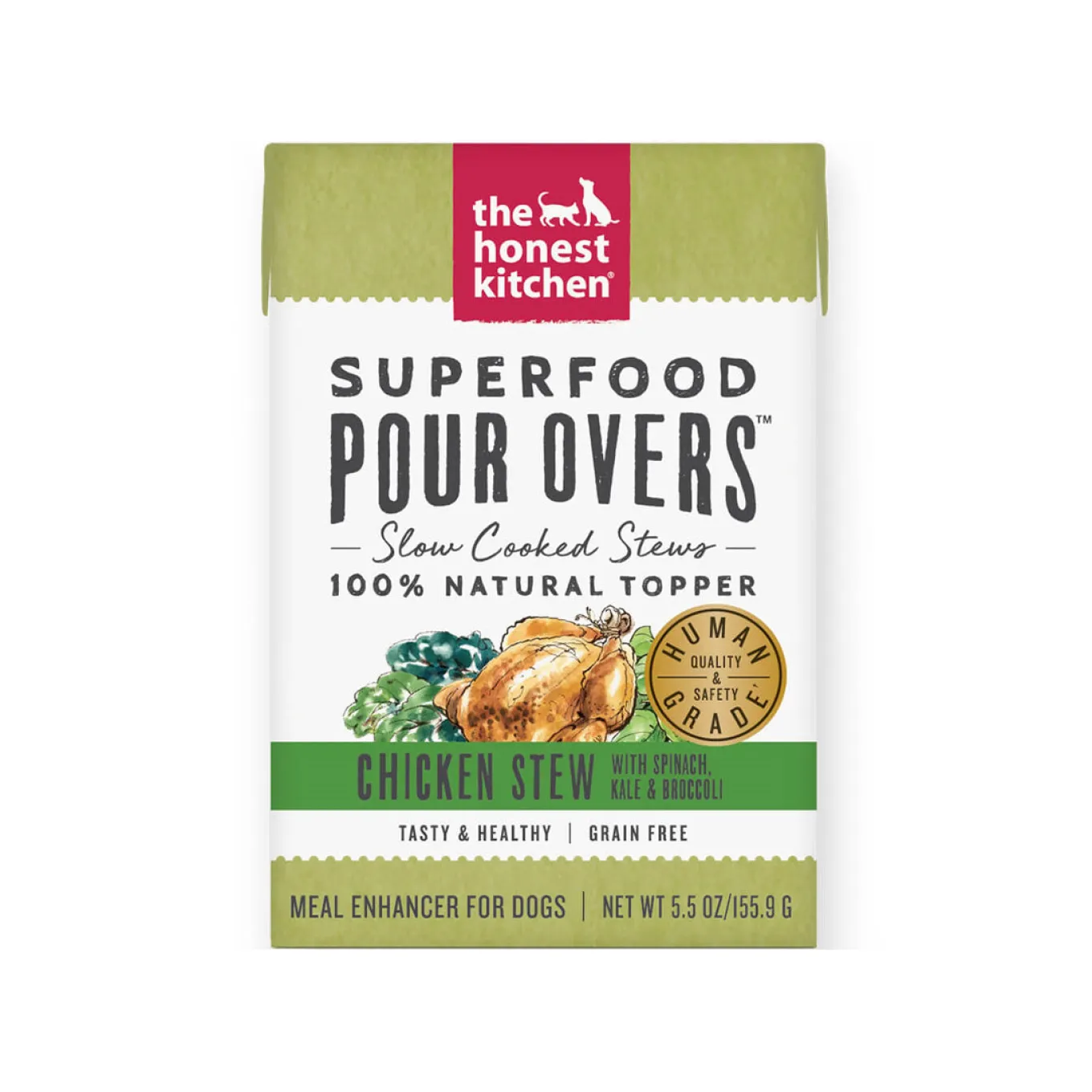 The Honest Kitchen Superfood Bone Broth Pour Overs and Meal Enhancer for Dogs