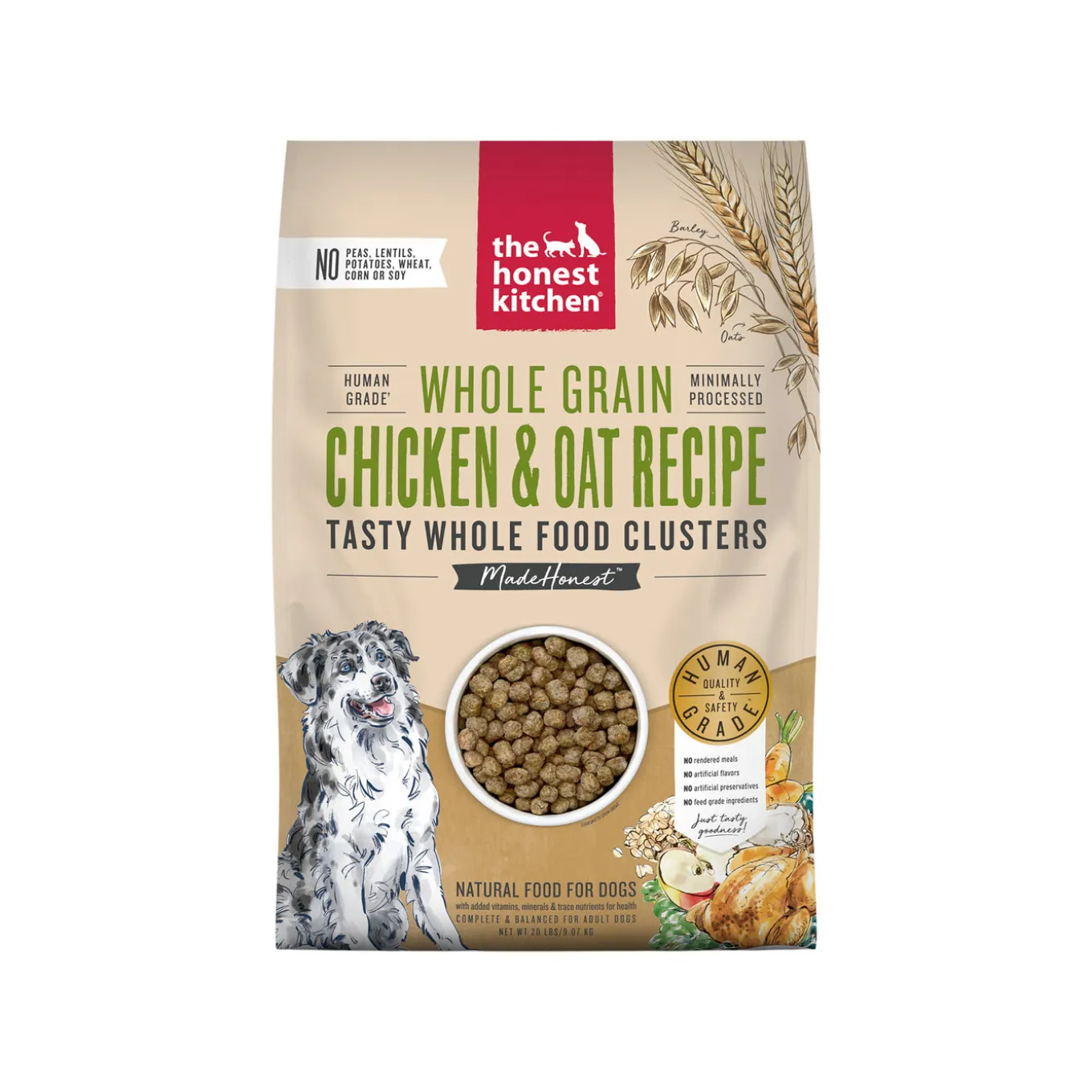 The Honest Kitchen Whole Grain Food Clusters Dog Food
