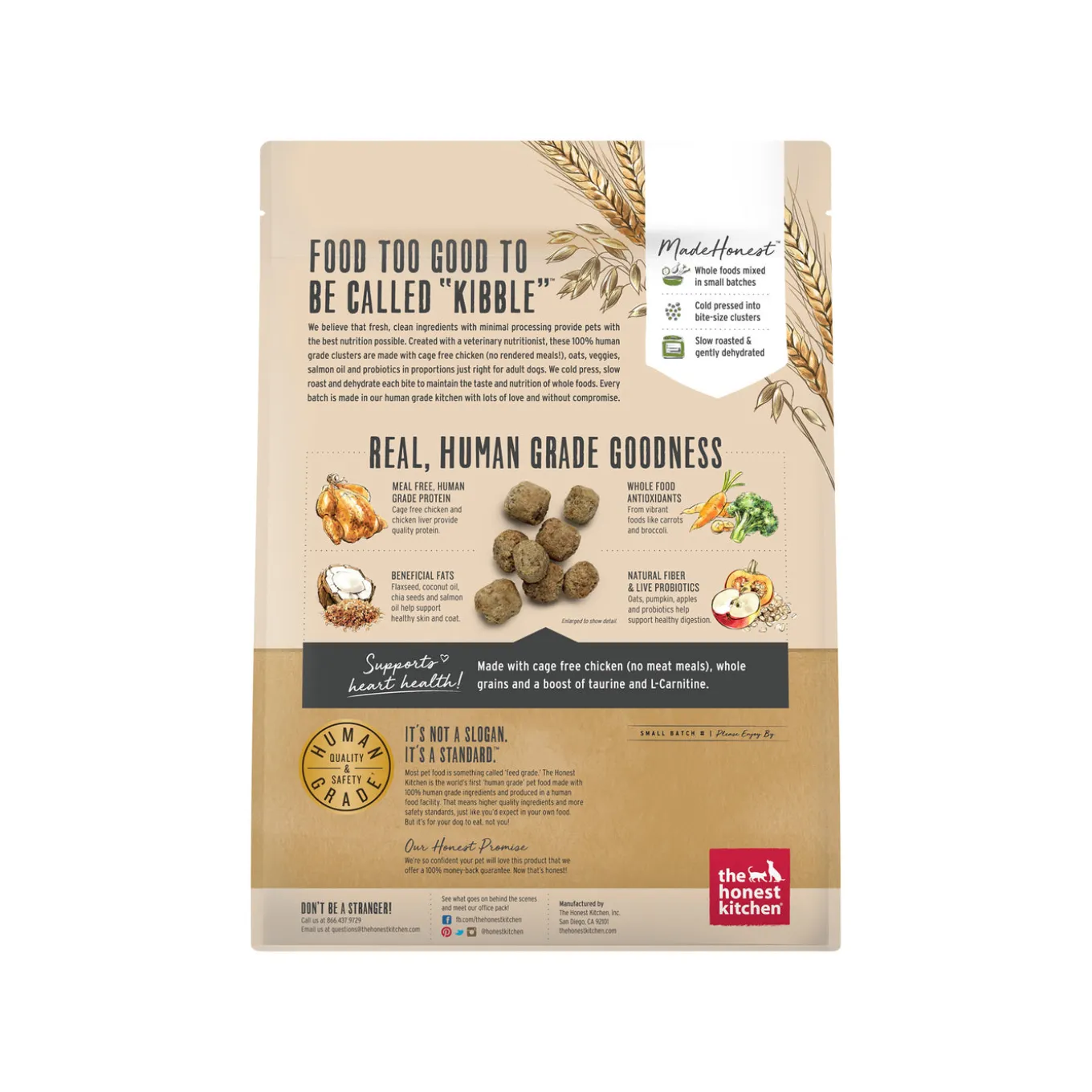 The Honest Kitchen Whole Grain Food Clusters Dog Food