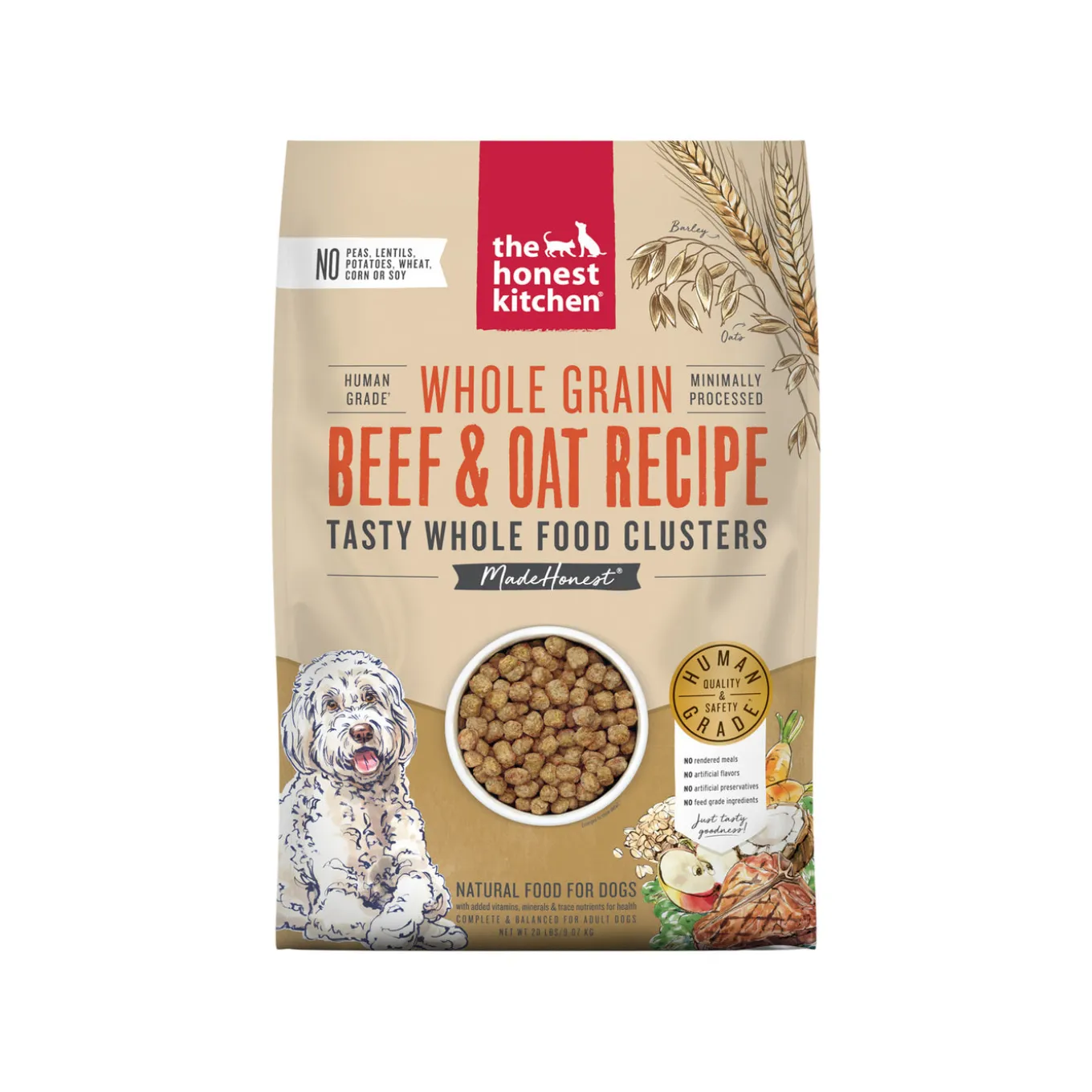 The Honest Kitchen Whole Grain Food Clusters Dog Food