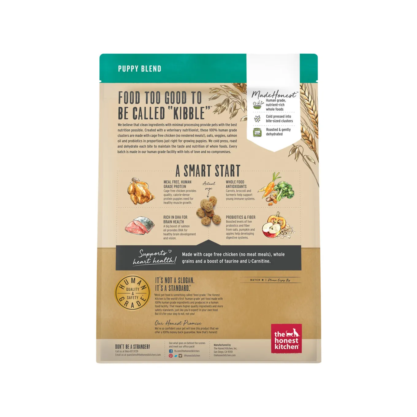 The Honest Kitchen Whole Grain Food Clusters Puppy Dog Food