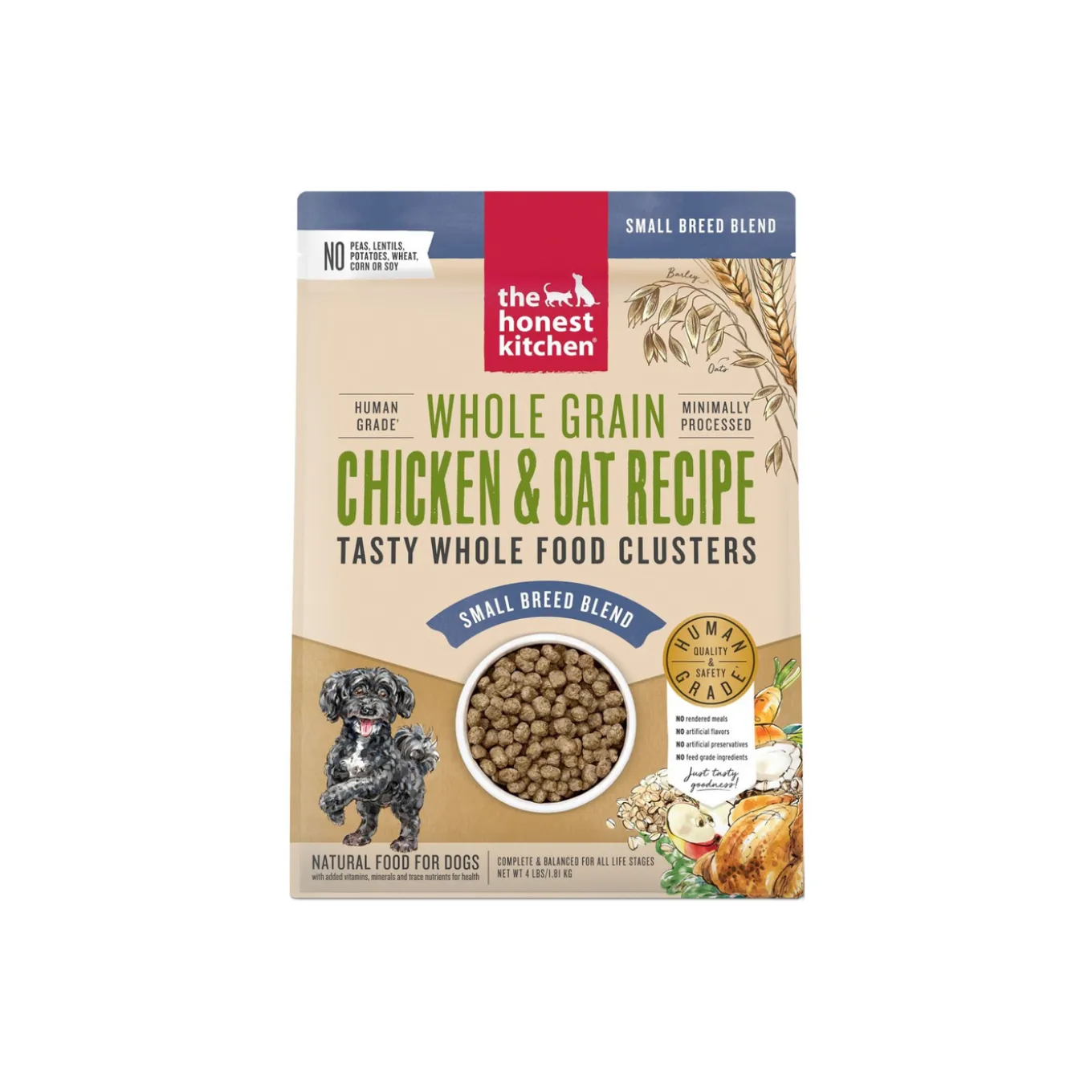 The Honest Kitchen Whole Grain Food Clusters Small Breed Dog Food
