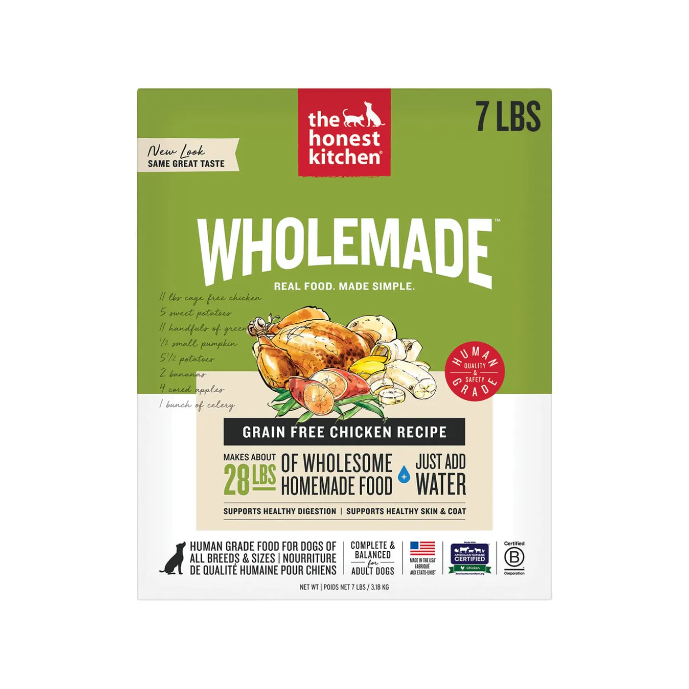 The Honest Kitchen Wholemade Grain Free Dehydrated Dog Food