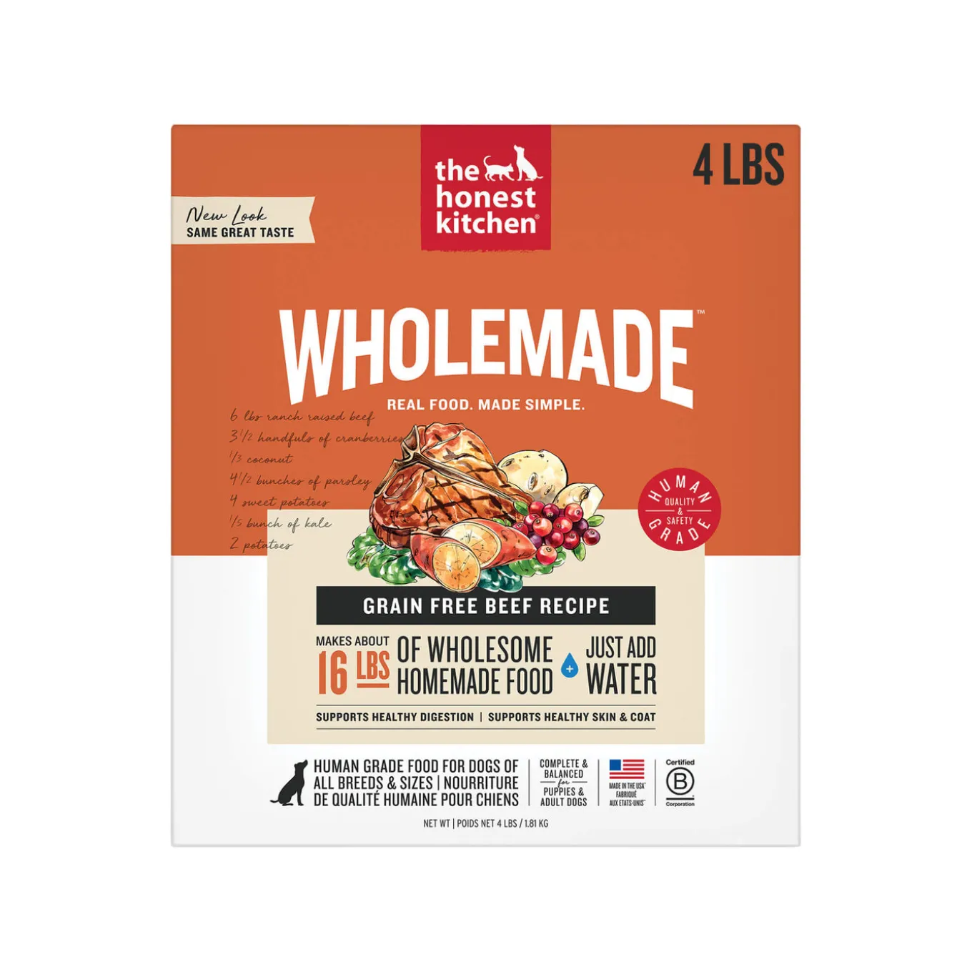 The Honest Kitchen Wholemade Grain Free Dehydrated Dog Food