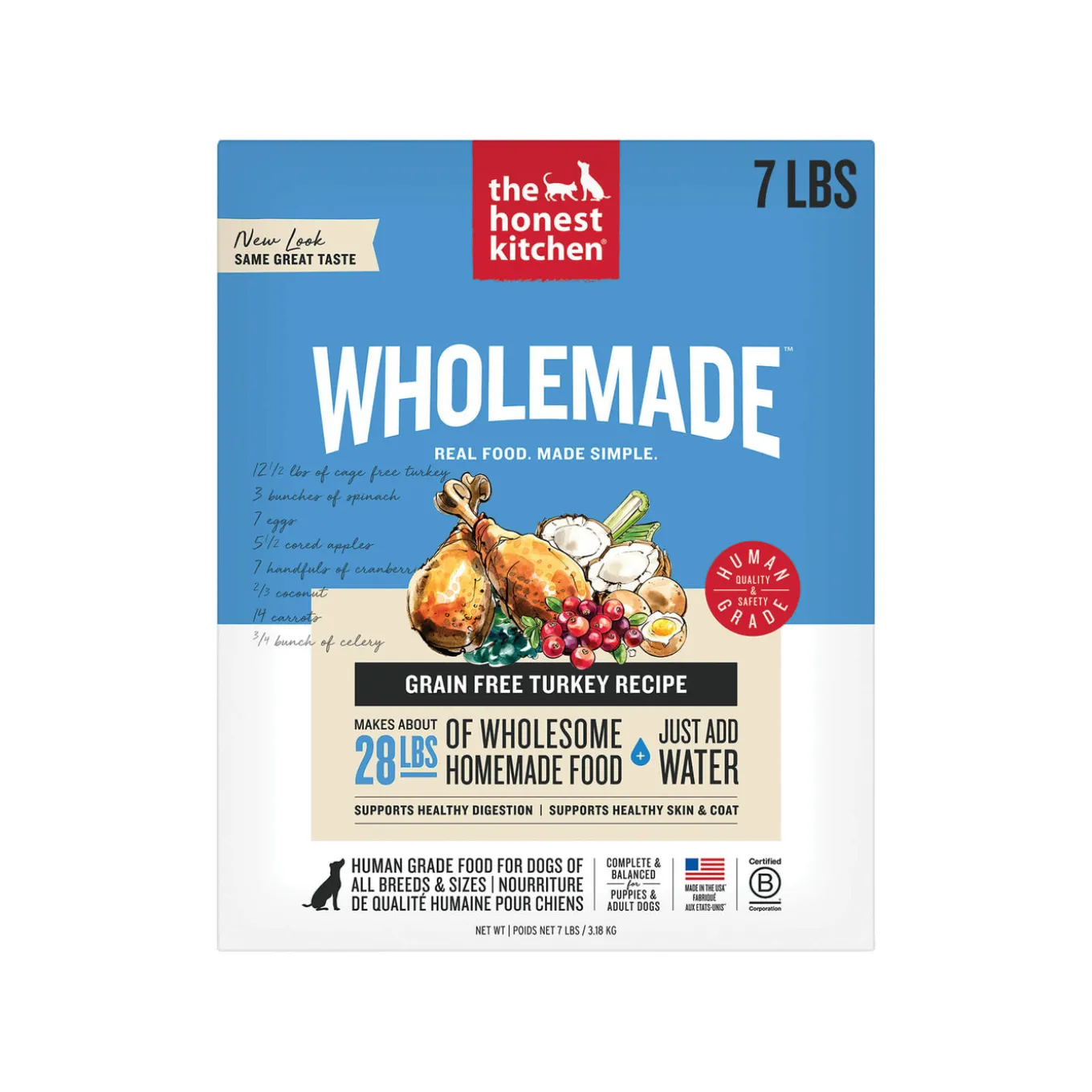 The Honest Kitchen Wholemade Grain Free Dehydrated Dog Food