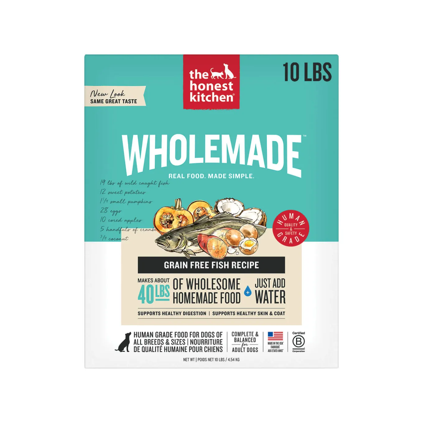 The Honest Kitchen Wholemade Grain Free Dehydrated Dog Food