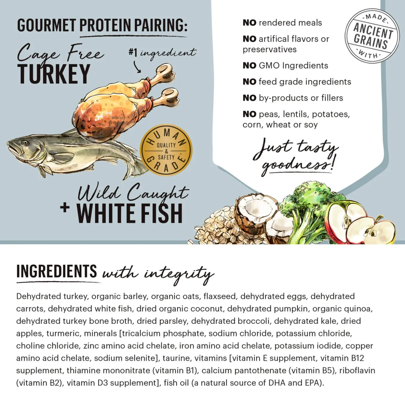 The Honest Kitchen Wholemade Gourmet Grains Dehydrated Dog Food