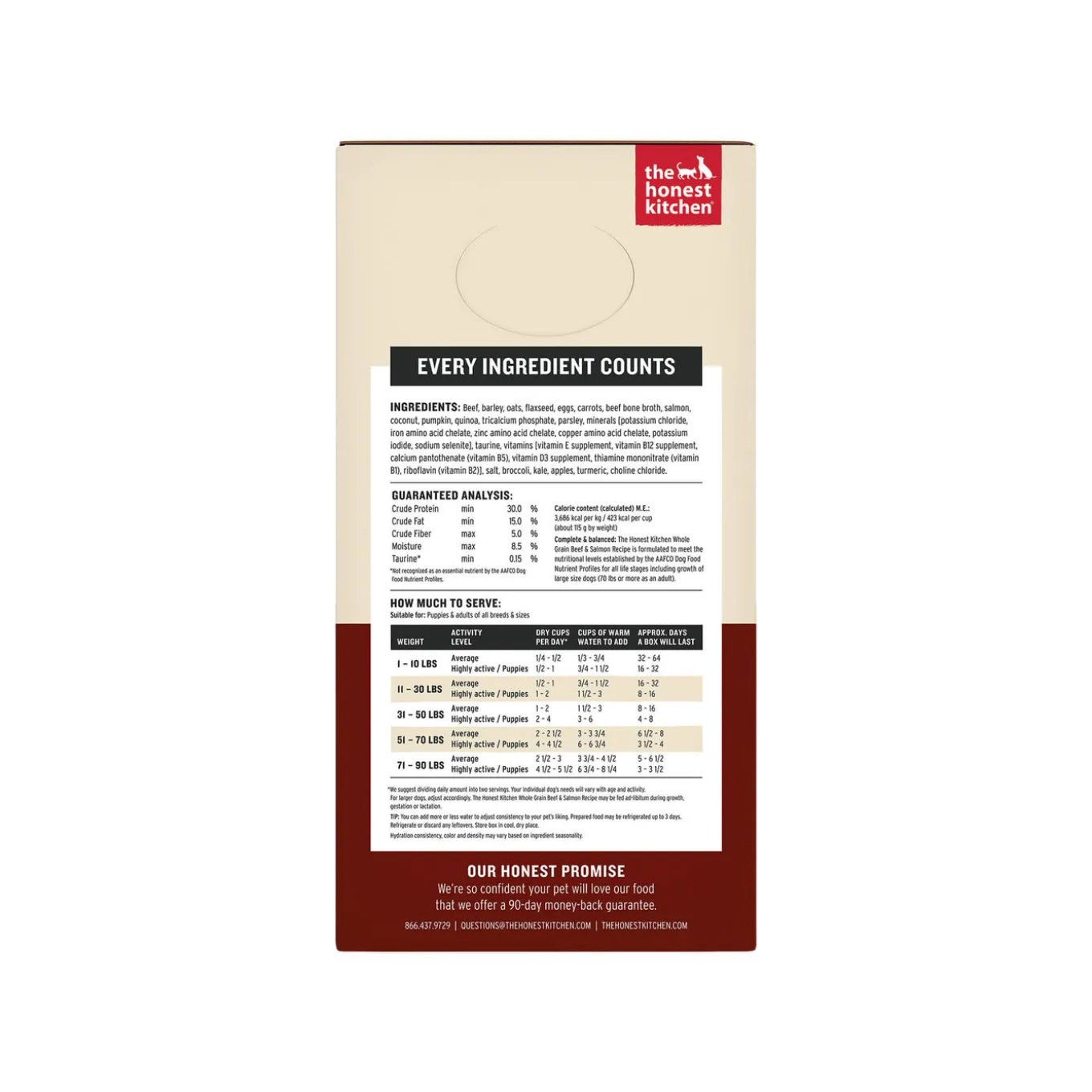 The Honest Kitchen Wholemade Gourmet Grains Dehydrated Dog Food
