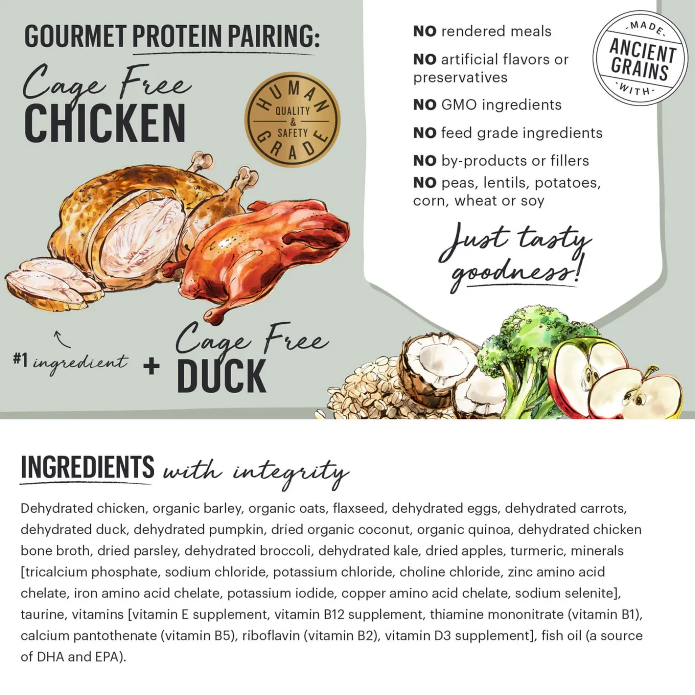 The Honest Kitchen Wholemade Gourmet Grains Dehydrated Dog Food