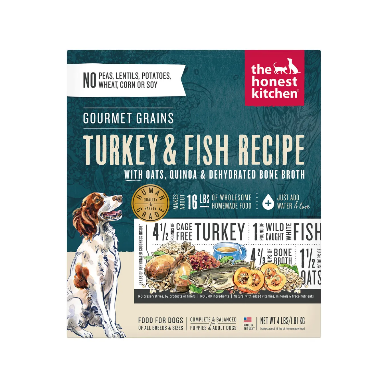 The Honest Kitchen Wholemade Gourmet Grains Dehydrated Dog Food