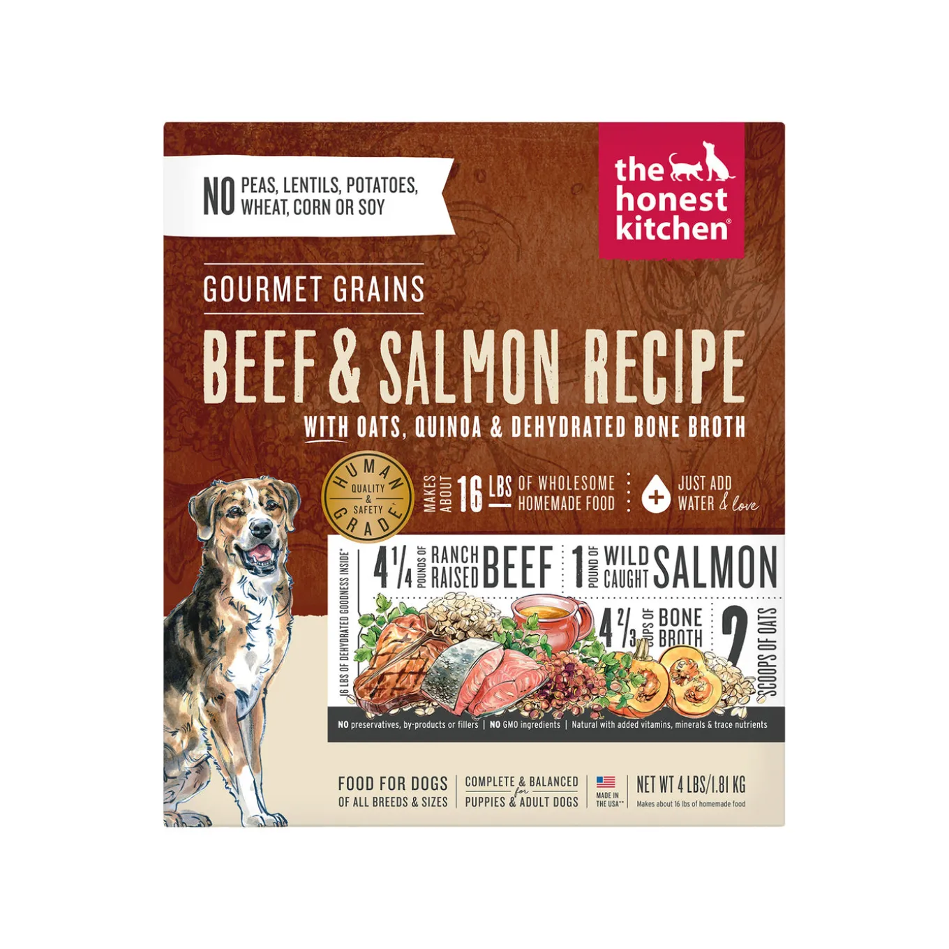 The Honest Kitchen Wholemade Gourmet Grains Dehydrated Dog Food