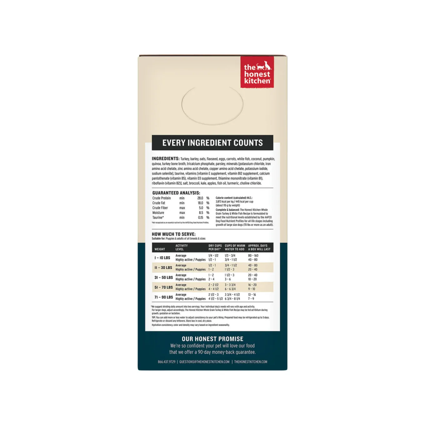 The Honest Kitchen Wholemade Gourmet Grains Dehydrated Dog Food