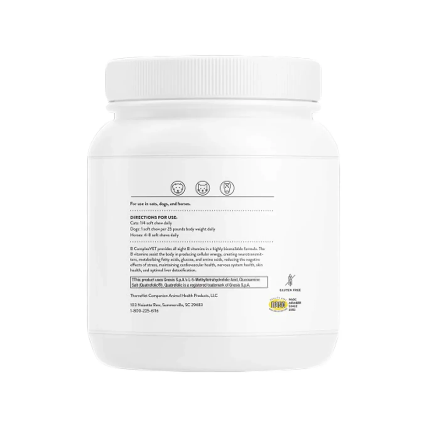 ThorneVet Basic B ComplexVET Dog & Cat Supplement