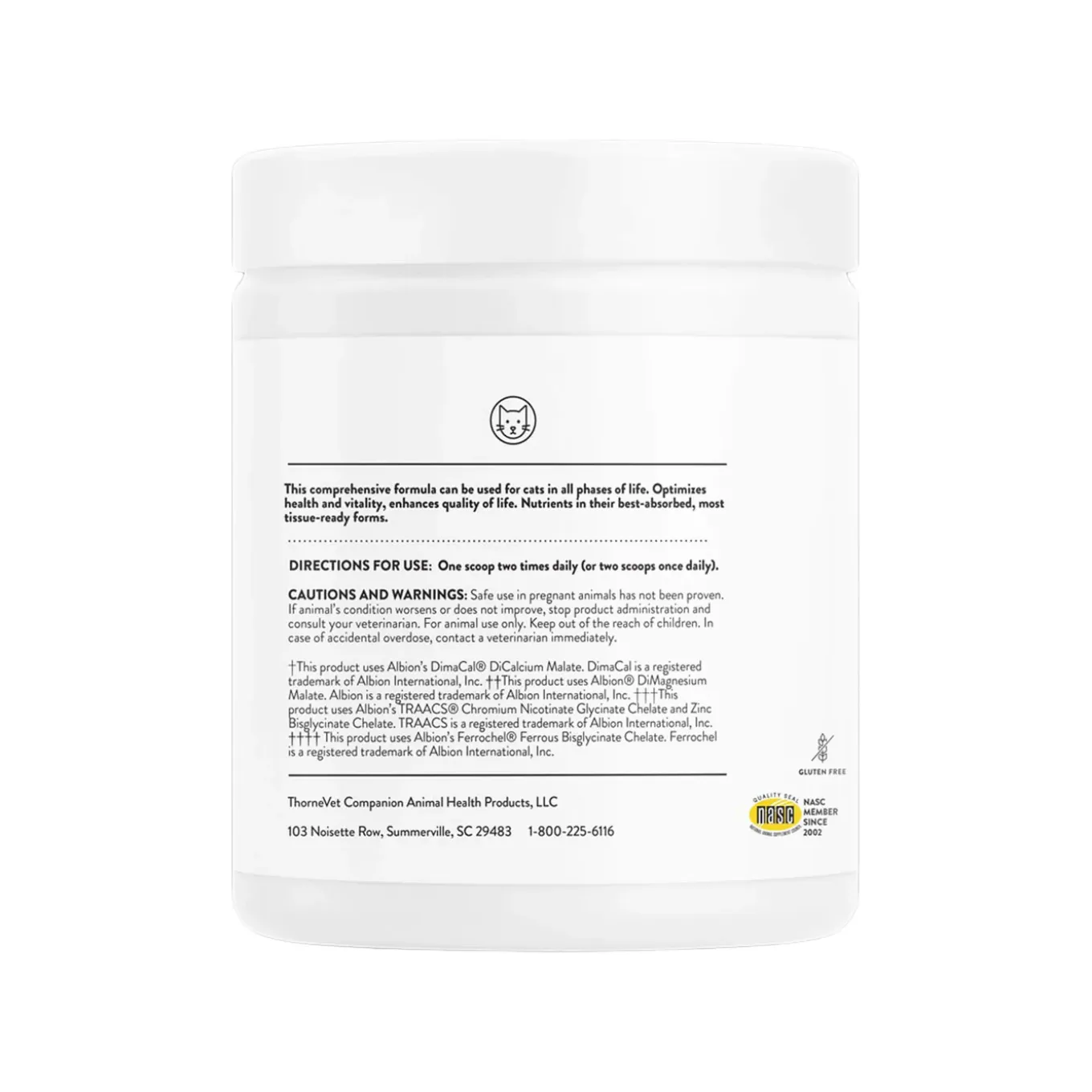 ThorneVet Feline Basic Nutrients Cat Supplement