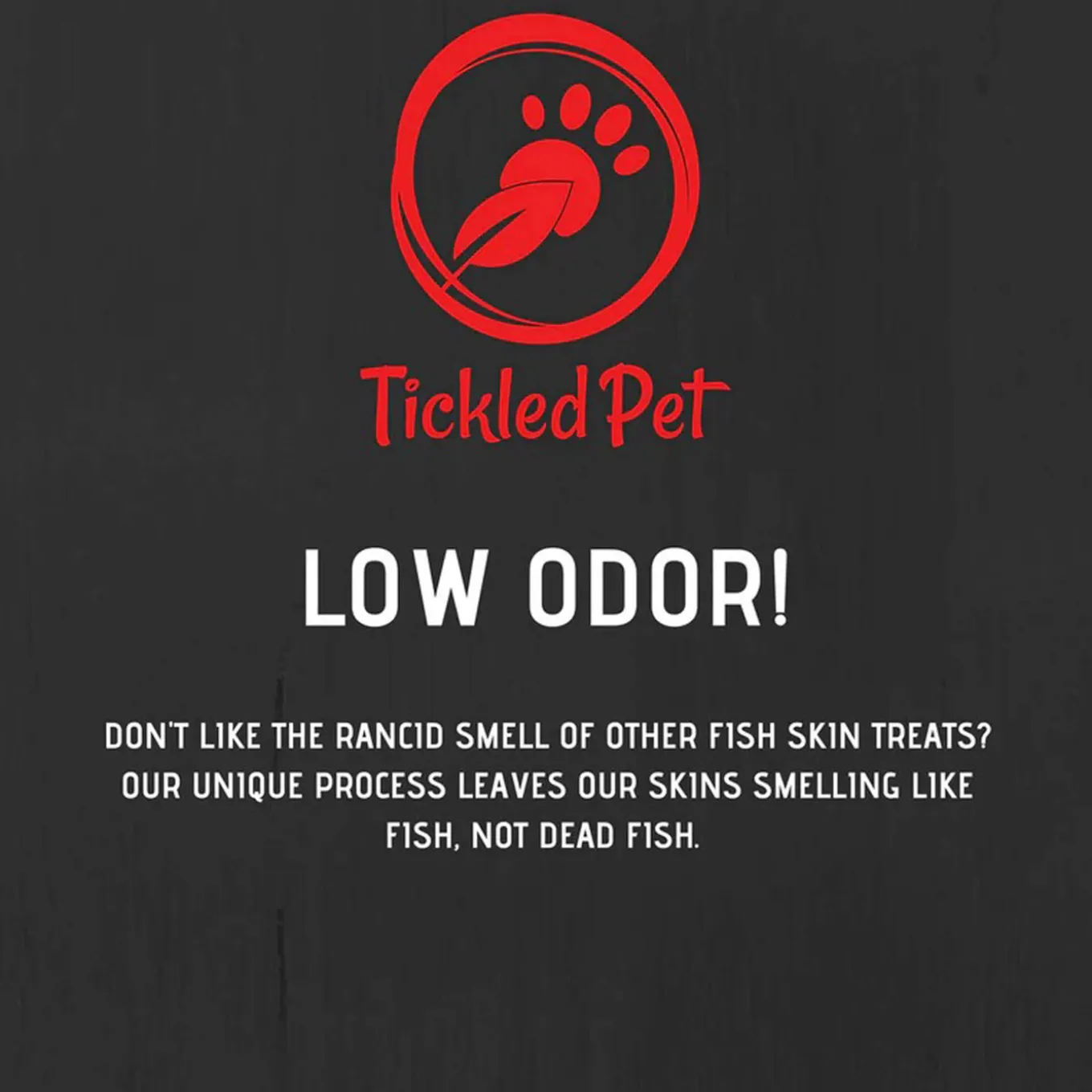 Tickled Pet Icelandic Codfish Skin Twists Dog Treats