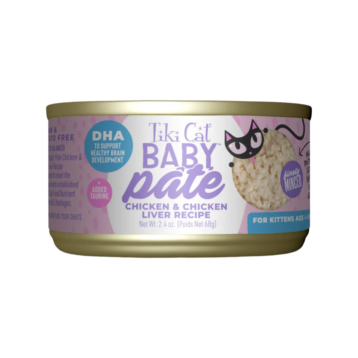 Tiki Cat Baby Pate Kitten Wet Cat Food