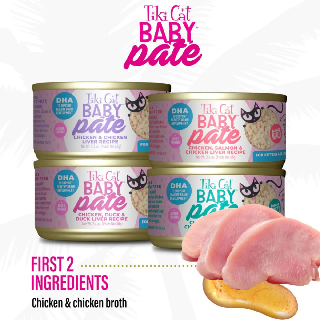 Tiki Cat Baby Pate Kitten Wet Cat Food