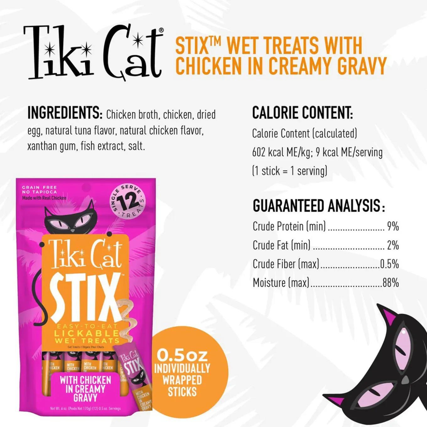 Tiki Cat Stix Lickable Mousse Cat Treats