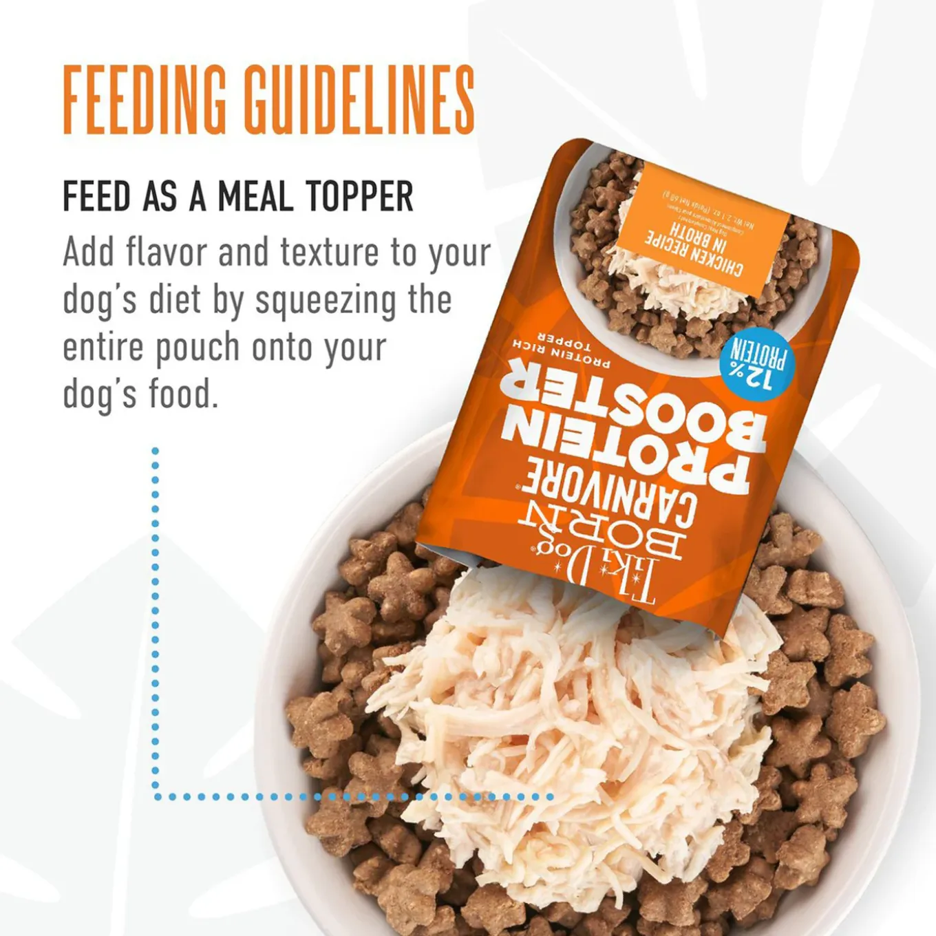 Tiki Dog Born Carnivore Protein Booster Dog Food Topper
