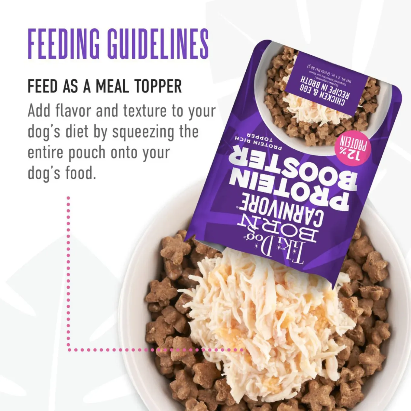Tiki Dog Born Carnivore Protein Booster Dog Food Topper