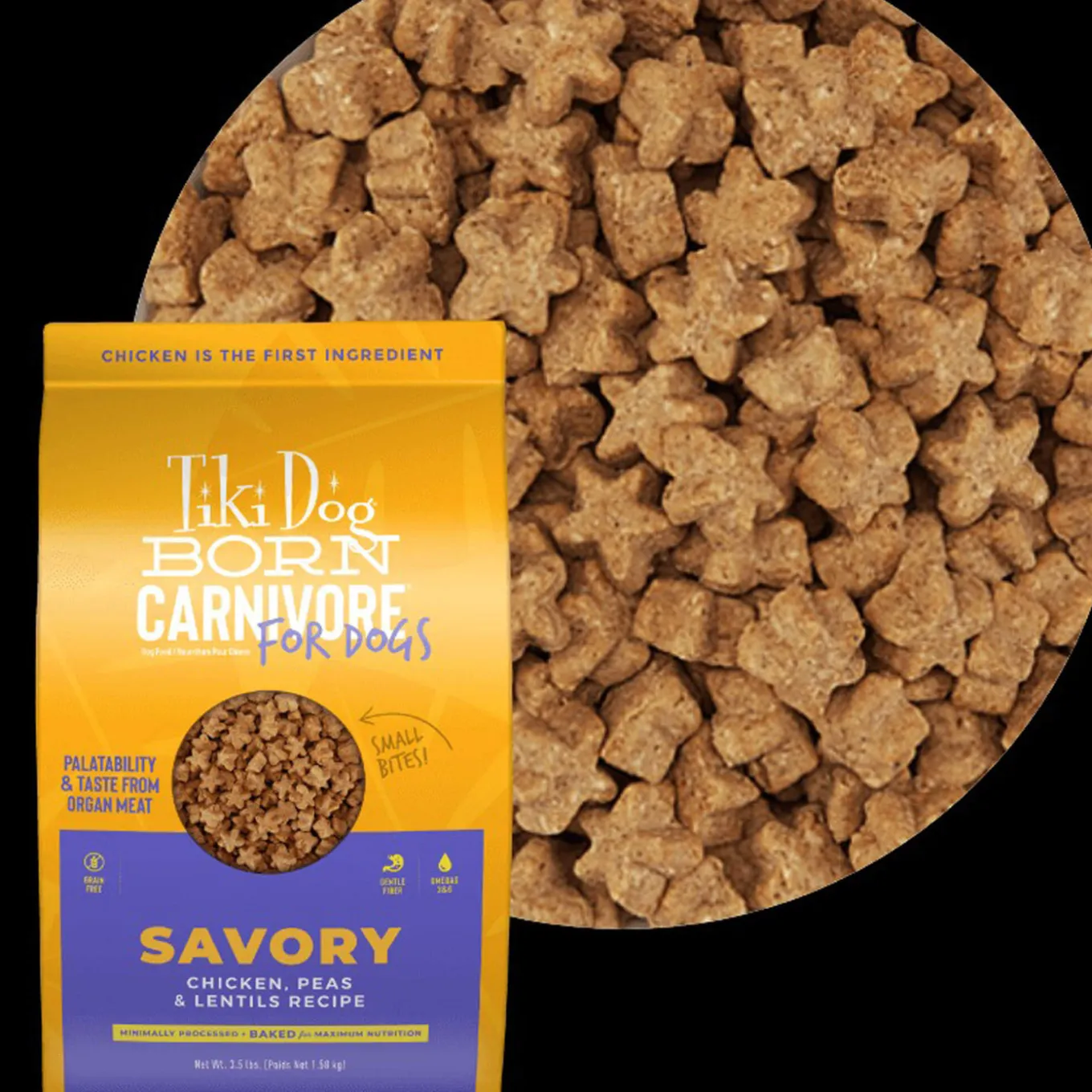 Tiki Dog Born Carnivore Savory Dry Dog Food