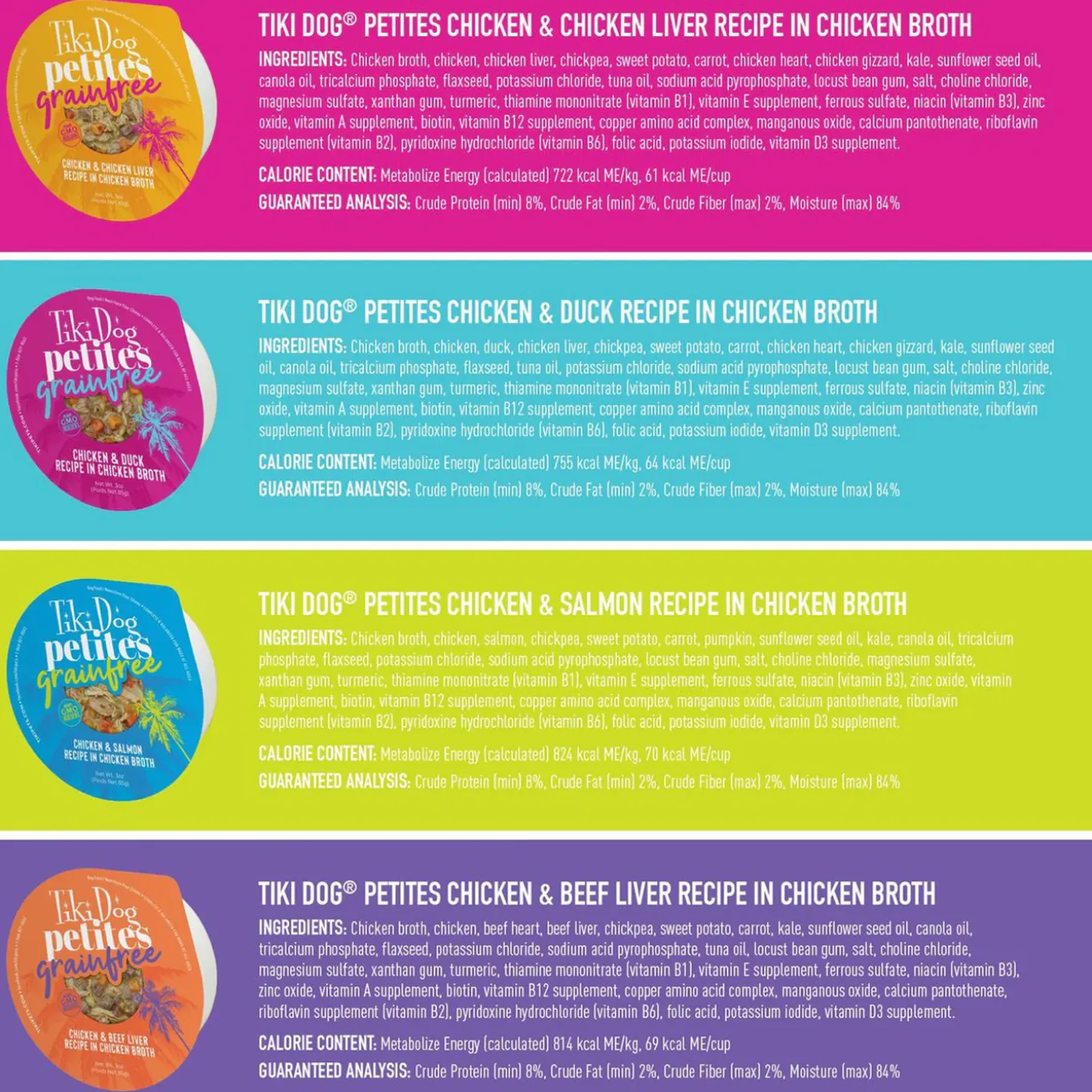 Tiki Dog Petites Grain Free Wet Dog Food