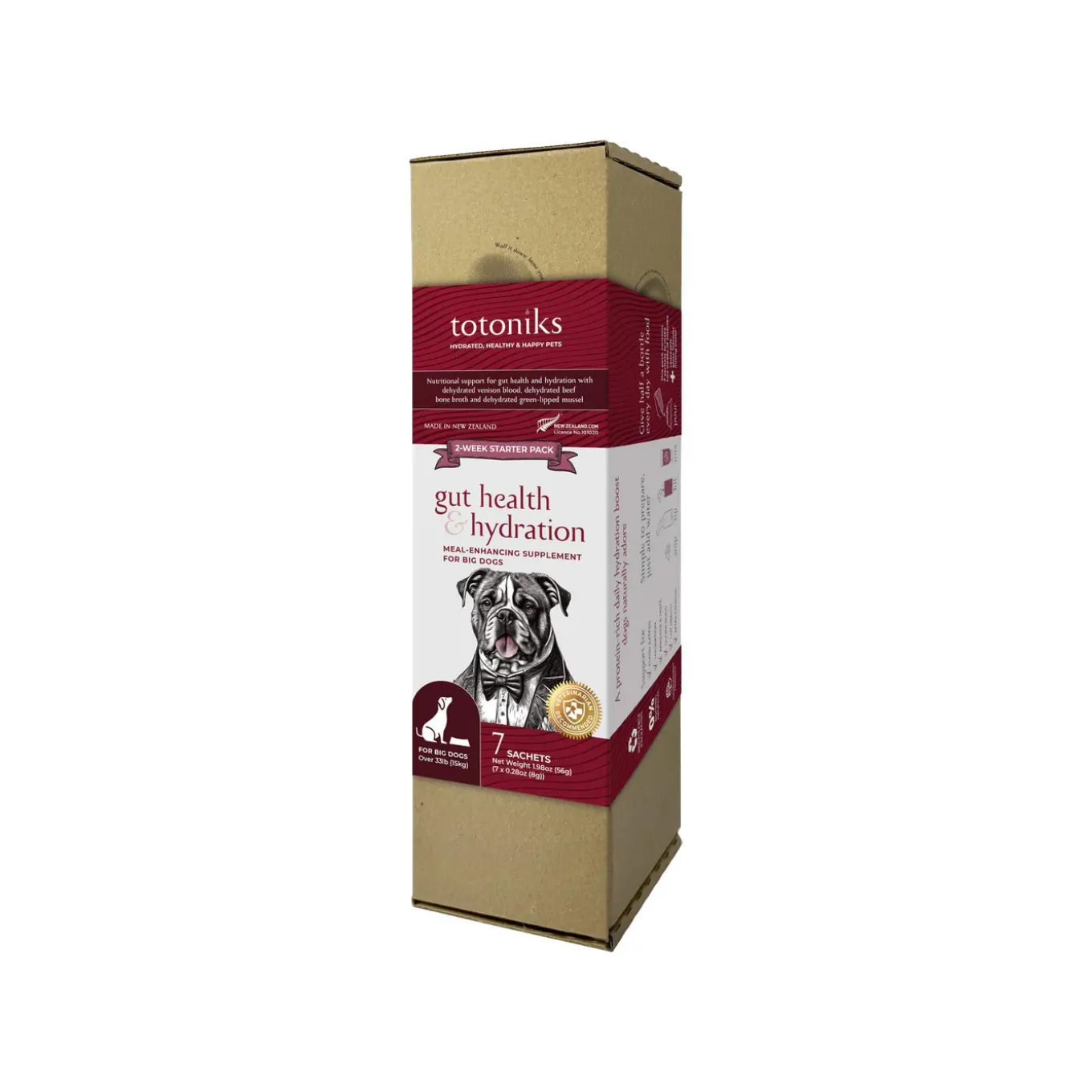 Totoniks Gut Health & Hydration Venison Blood Dehydrated Topper for Dogs