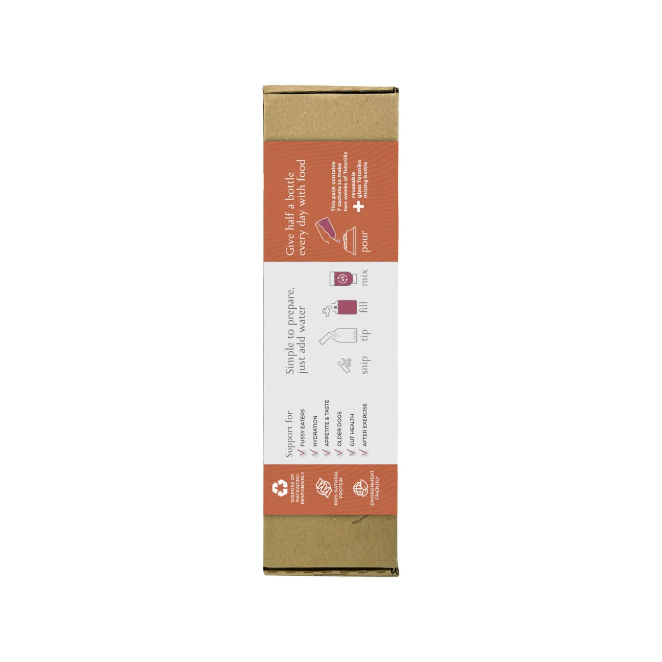 Totoniks Gut Health & Hydration Venison Blood Dehydrated Topper for Dogs