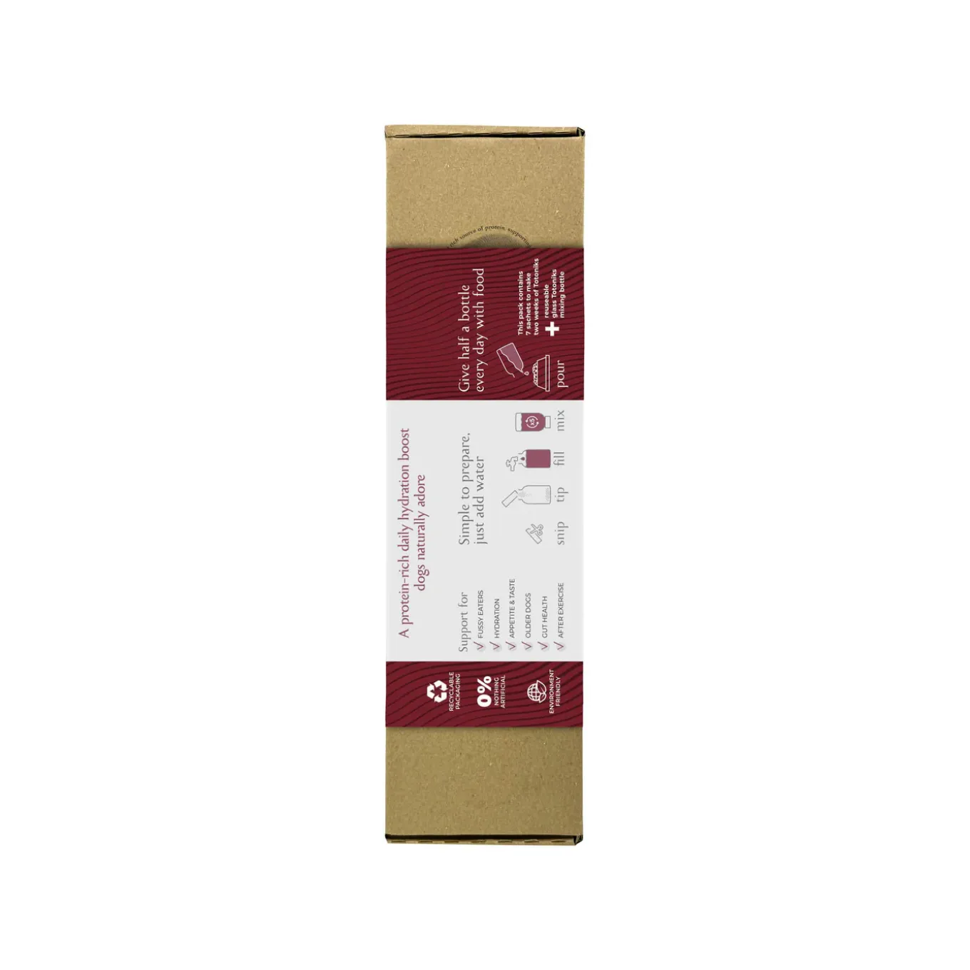 Totoniks Gut Health & Hydration Venison Blood Dehydrated Topper for Dogs