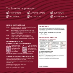 Totoniks Gut Health & Hydration Venison Blood Dehydrated Topper for Dogs