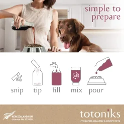 Totoniks Gut Health & Hydration Venison Blood Dehydrated Topper for Dogs