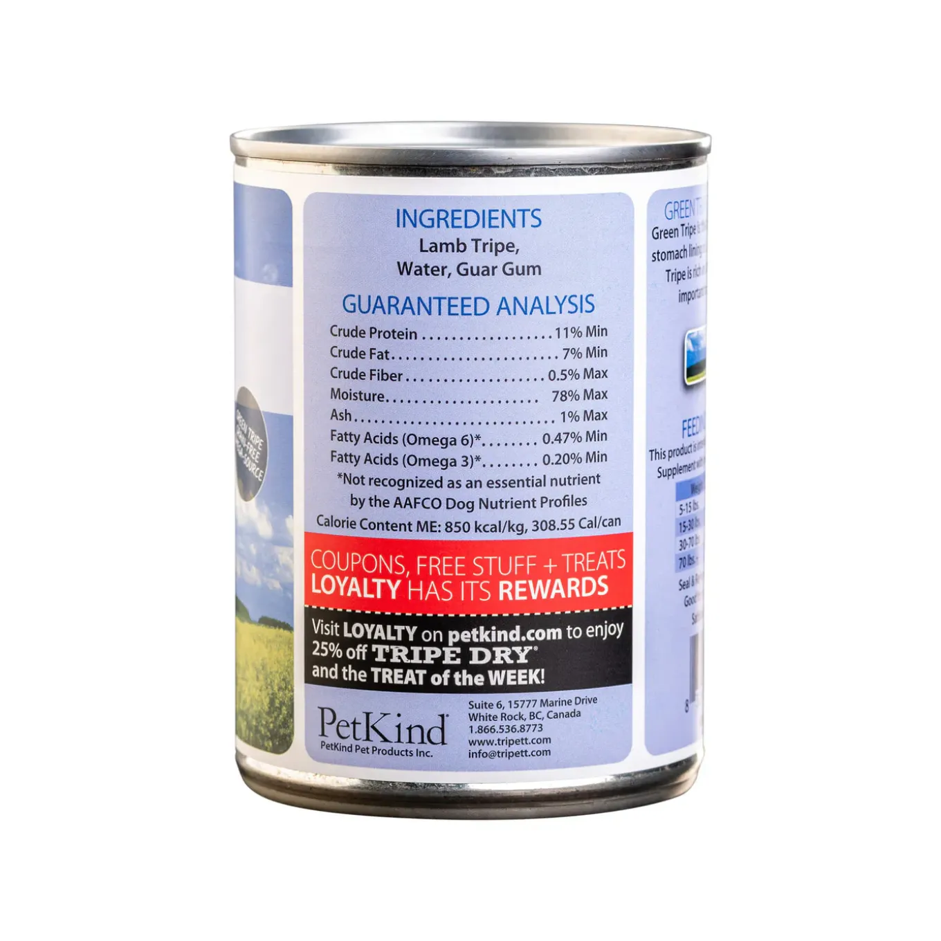 Tripett Green Tripe Canned Dog & Cat Food