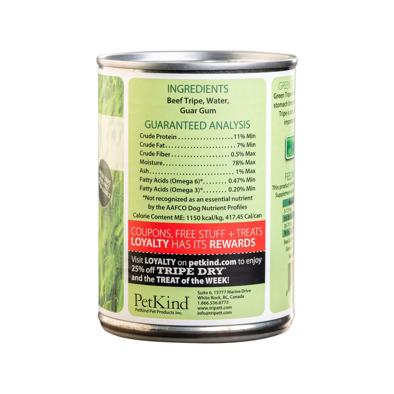 Tripett Green Tripe Canned Dog & Cat Food