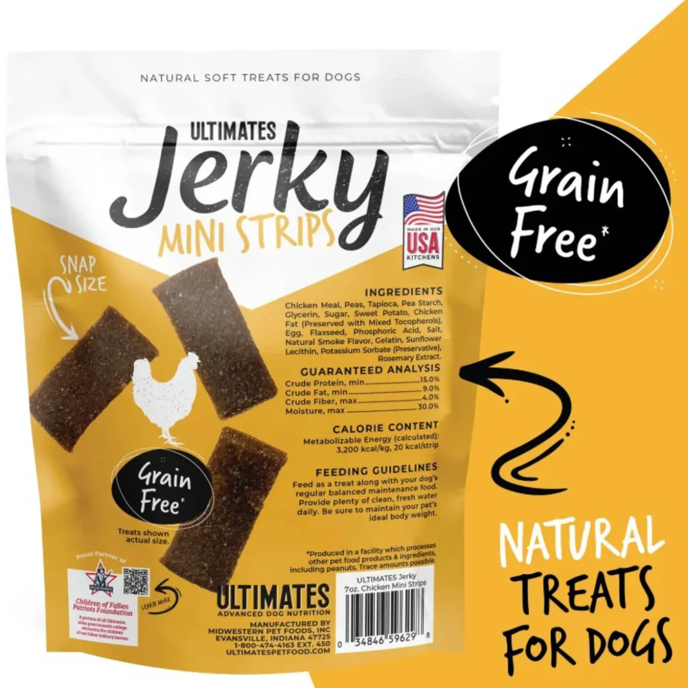 Ultimates Grain Free Jerky Dog Treats
