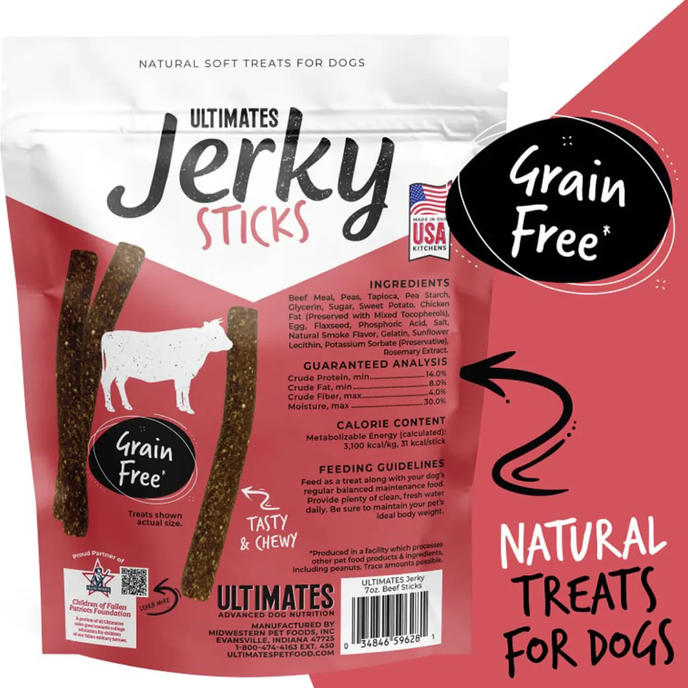 Ultimates Grain Free Jerky Dog Treats