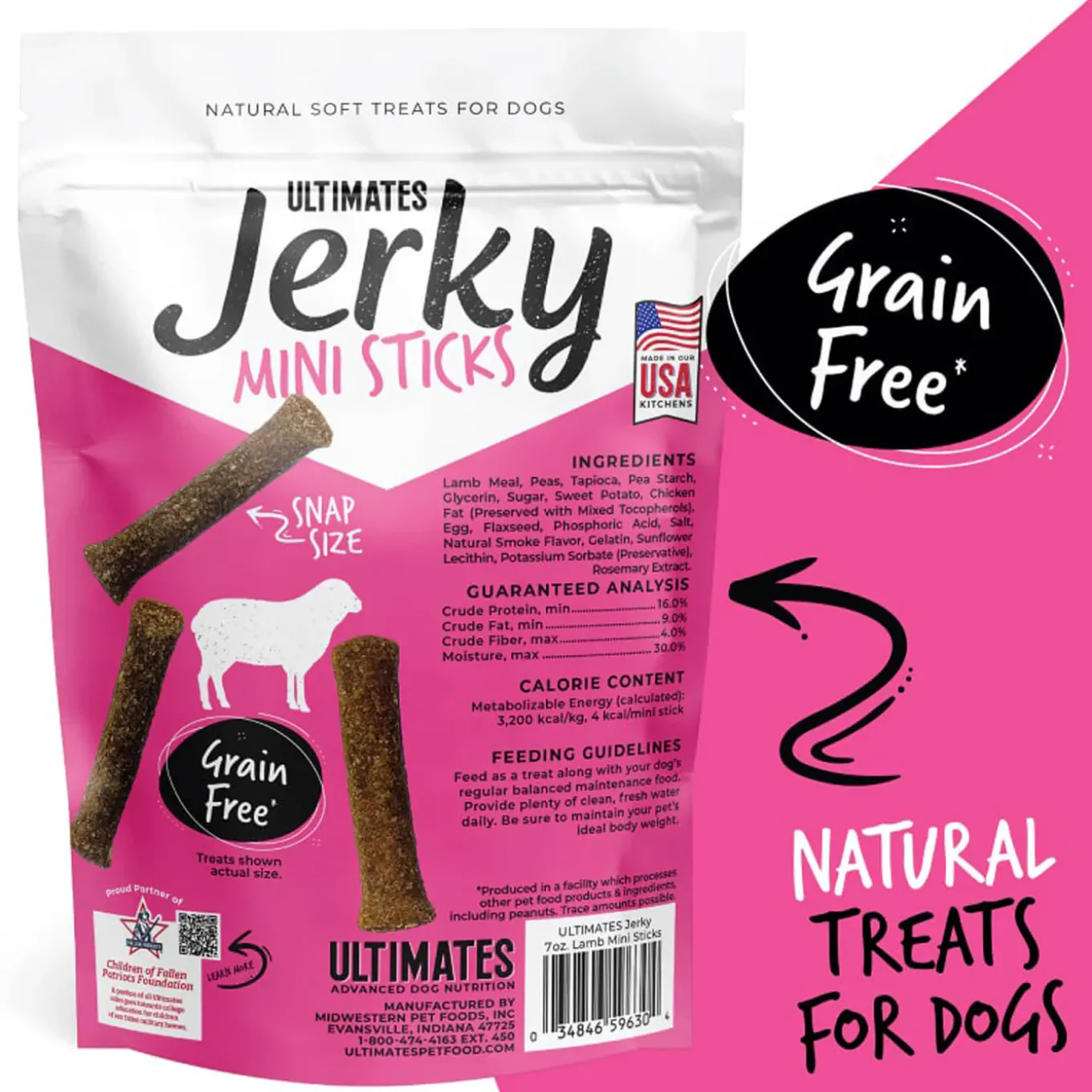 Ultimates Grain Free Jerky Dog Treats