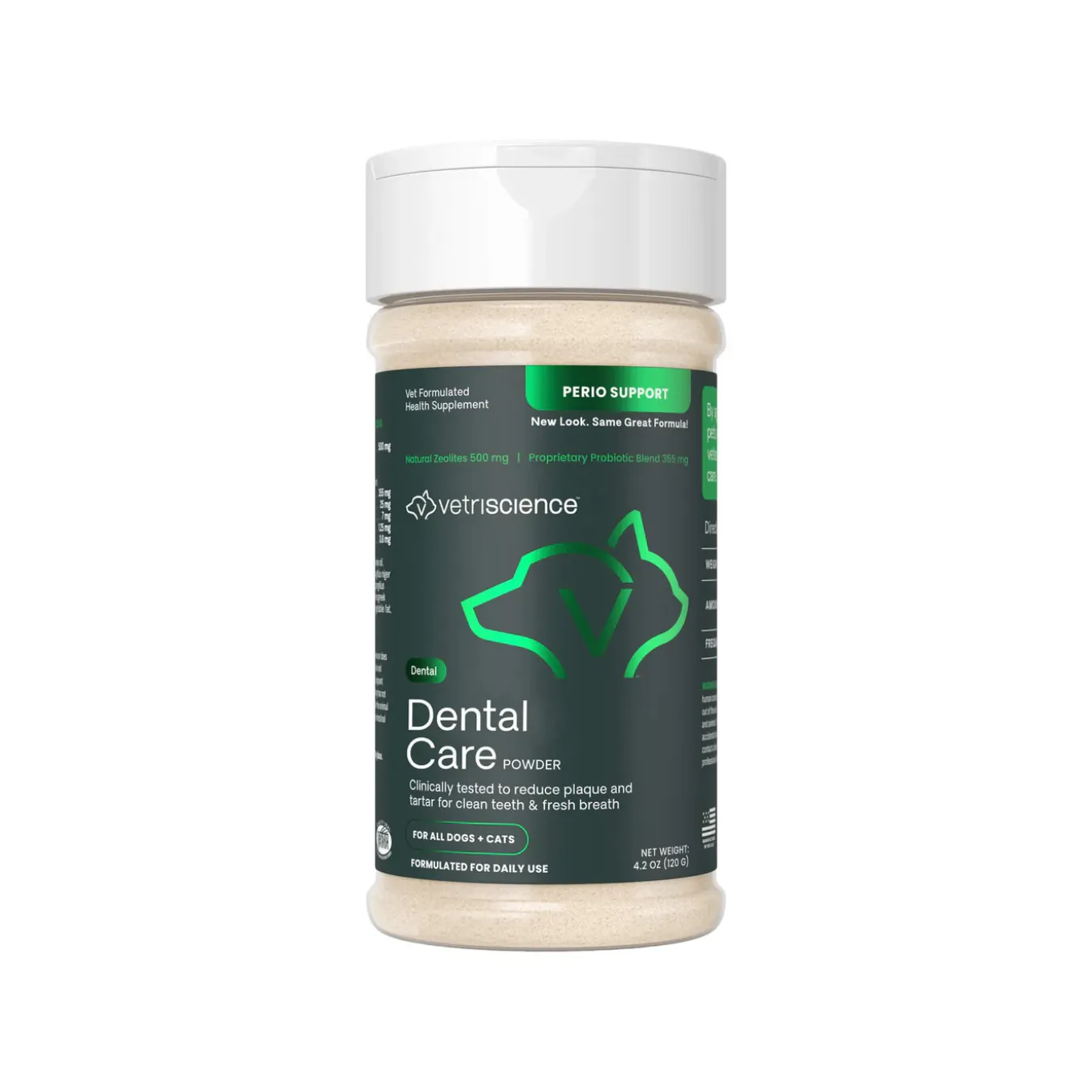 VetriScience Dental Care Powder Supplement for Dogs & Cats