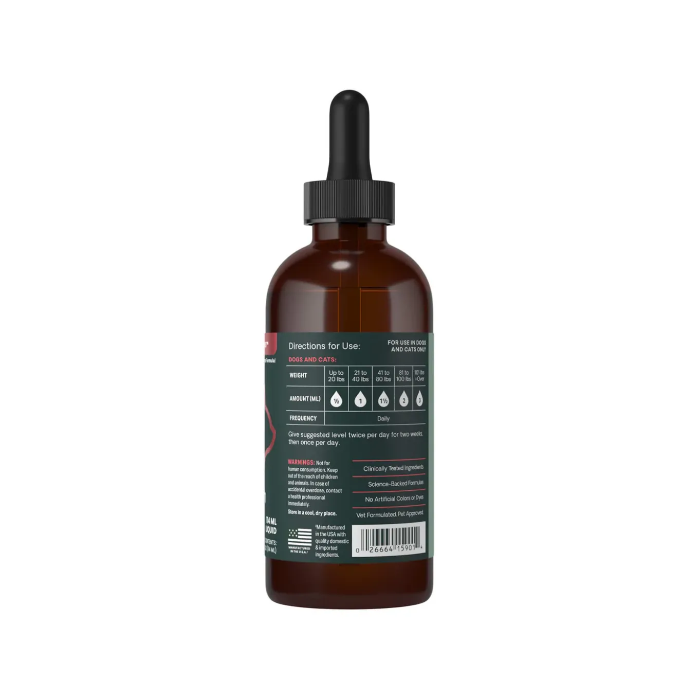 VetriScience DMG Immunity Health Liquid Supplement for Dogs & Cats