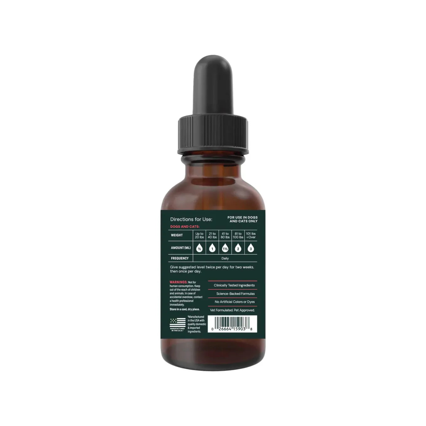 VetriScience DMG Immunity Health Liquid Supplement for Dogs & Cats