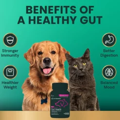 VetriScience Extra Strength Gut Health Dog & Cat Supplement